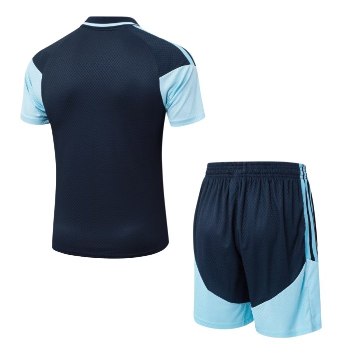 2026 AD Blue High Quality Player Version Training Short Suit (球员套装)