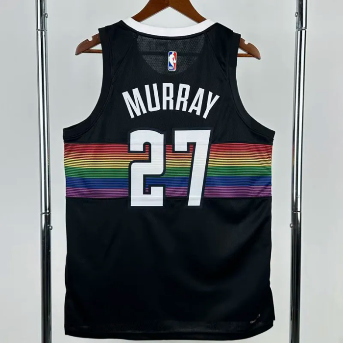 25-26 Nuggets MURRAY #27 Black City Edition Top Quality Hot Pressing NBA Jersey
