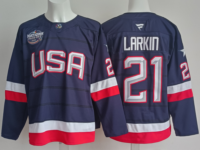 USA Black 2025 4 Nations Face Off Premier Jersey