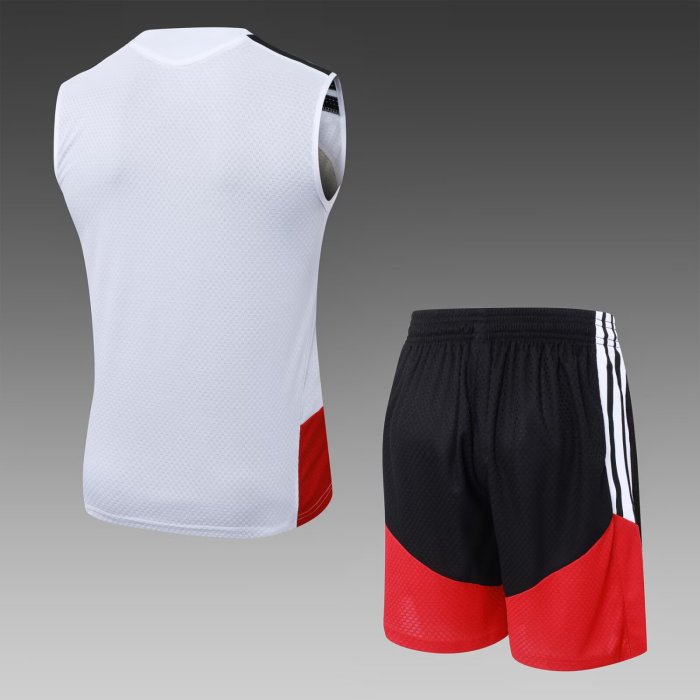 2026 AD White High Quality Player Version Tank Top And Shorts Suit (球员套装)