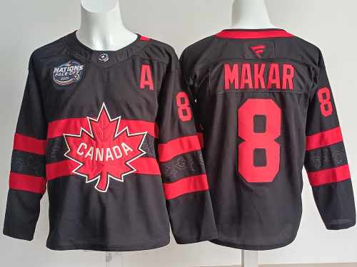 Canada Black 2025 4 Nations Face Off Premier Jersey