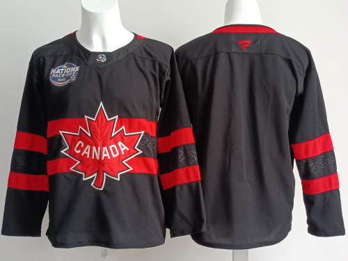 Canada Black 2025 4 Nations Face Off Premier Jersey