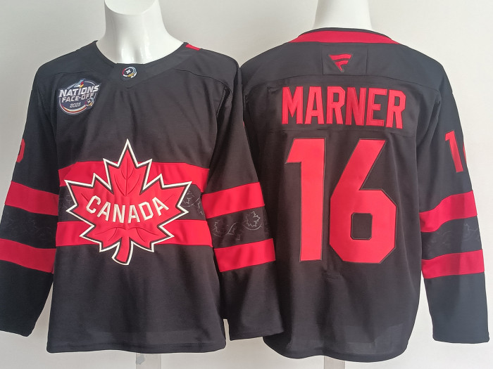Canada Black 2025 4 Nations Face Off Premier Jersey