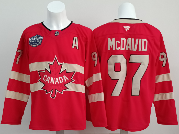 Canada Red 2025 4 Nations Face Off Premier Jersey