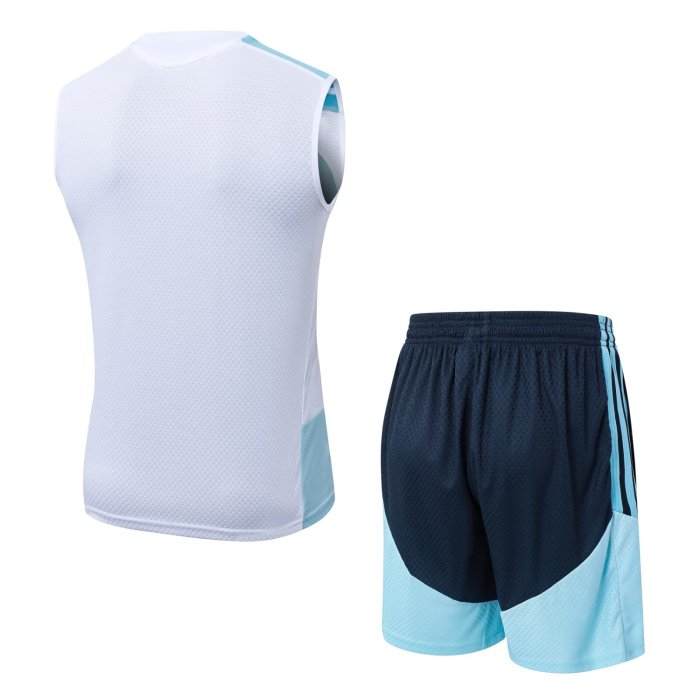 2026 AD White High Quality Player Version Tank Top And Shorts Suit (球员套装)