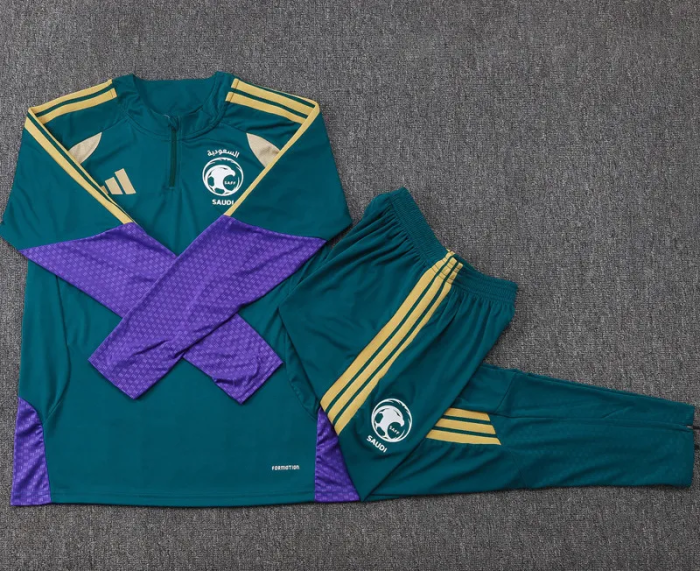 26-27 Saudi Arabia High Quality Half Pull Tracksuit