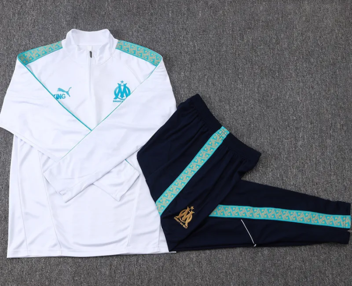 25-26 Marseille High Quality Half Pull Tracksuit