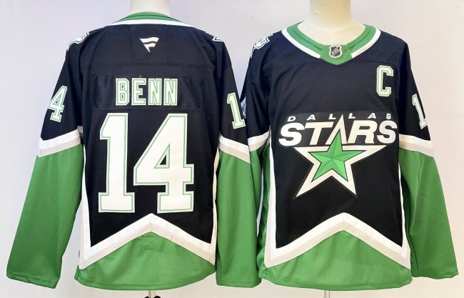 NHL Dallas Stars Deep Blue New Pattern Jersey