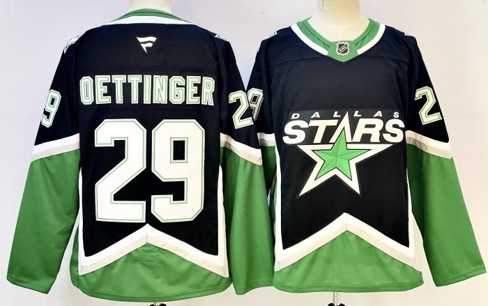 NHL Dallas Stars Deep Blue New Pattern Jersey