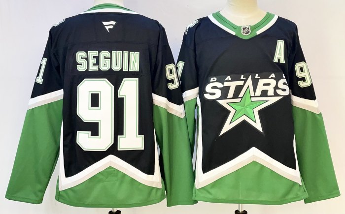 NHL Dallas Stars Deep Blue New Pattern Jersey