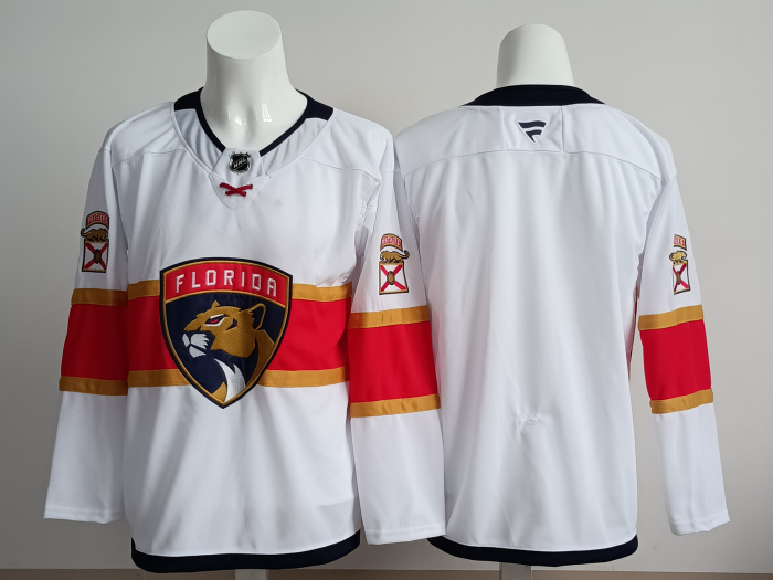 NHL Florida Panthers White New Pattern Jersey