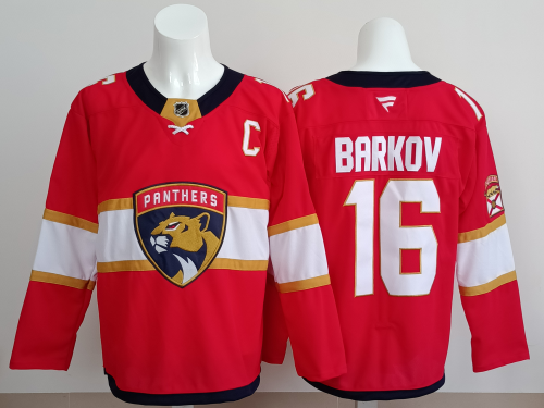 2025 NHL Florida Panthers Red New Pattern Jersey