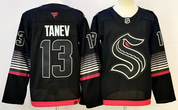 NHL Seattle Kraken Black New Pattern Jersey