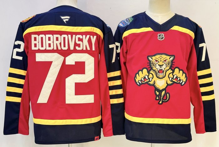 NHL Florida Panthers Red Retro Jersey