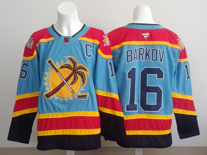 NHL Florida Panthers Light Blue Retro Jersey