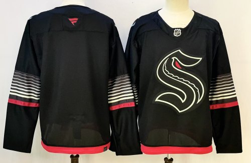 NHL Seattle Kraken Black New Pattern Jersey