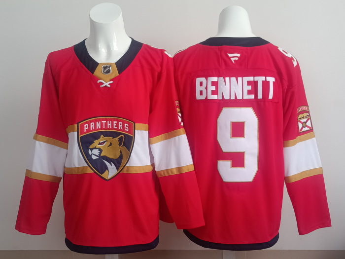 2025 NHL Florida Panthers Red New Pattern Jersey