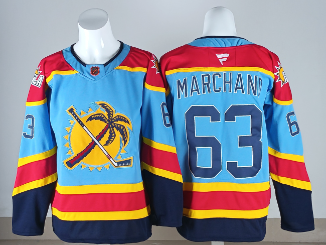 NHL Florida Panthers Light Blue Retro Jersey