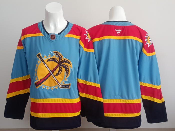 NHL Florida Panthers Light Blue Retro Jersey