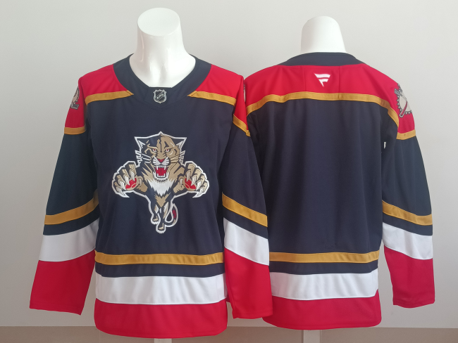 NHL Florida Panthers Deep Blue New Pattern Jersey