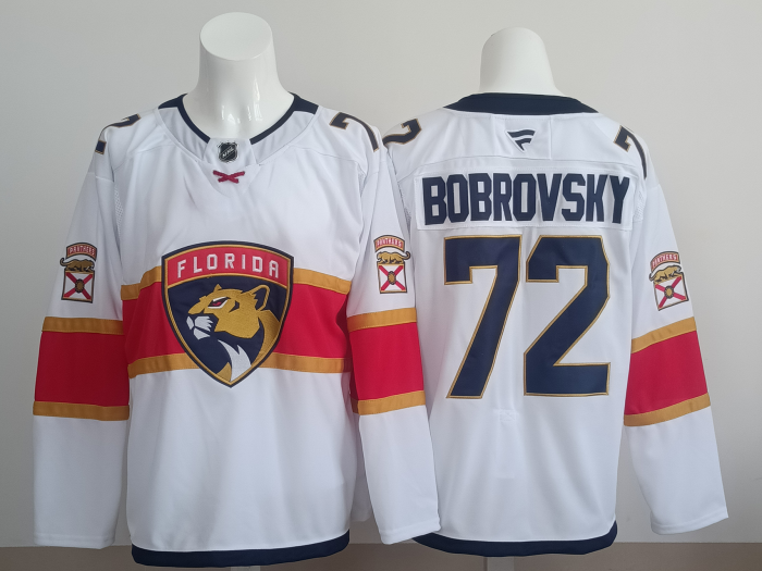NHL Florida Panthers White New Pattern Jersey