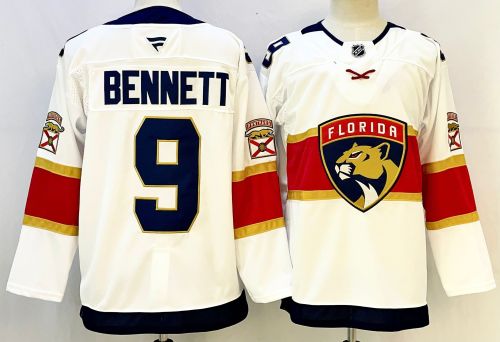NHL Florida Panthers White New Pattern Jersey