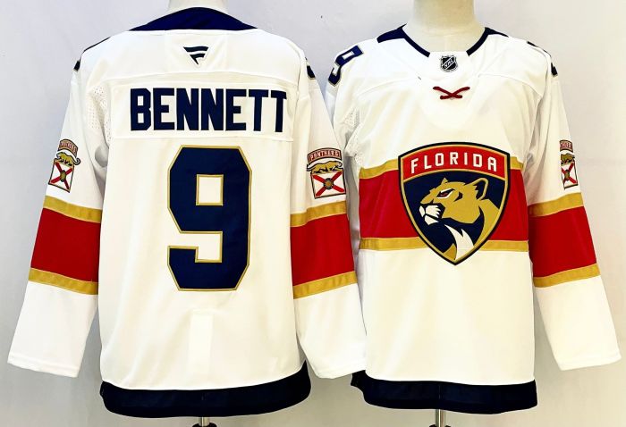 NHL Florida Panthers White New Pattern Jersey