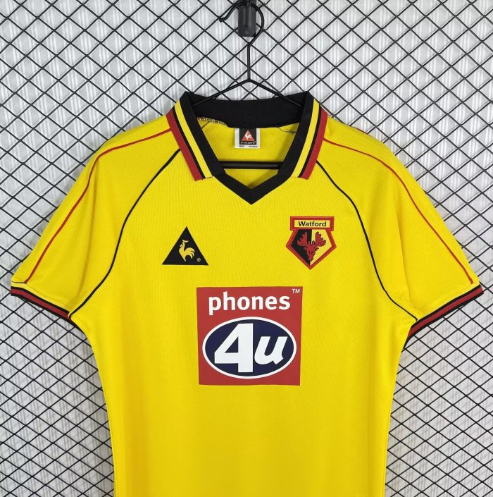 1999-1901 Watford Home Retro Soccer Jersey