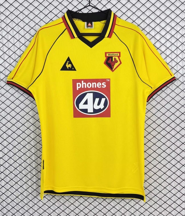 1999-1901 Watford Home Retro Soccer Jersey