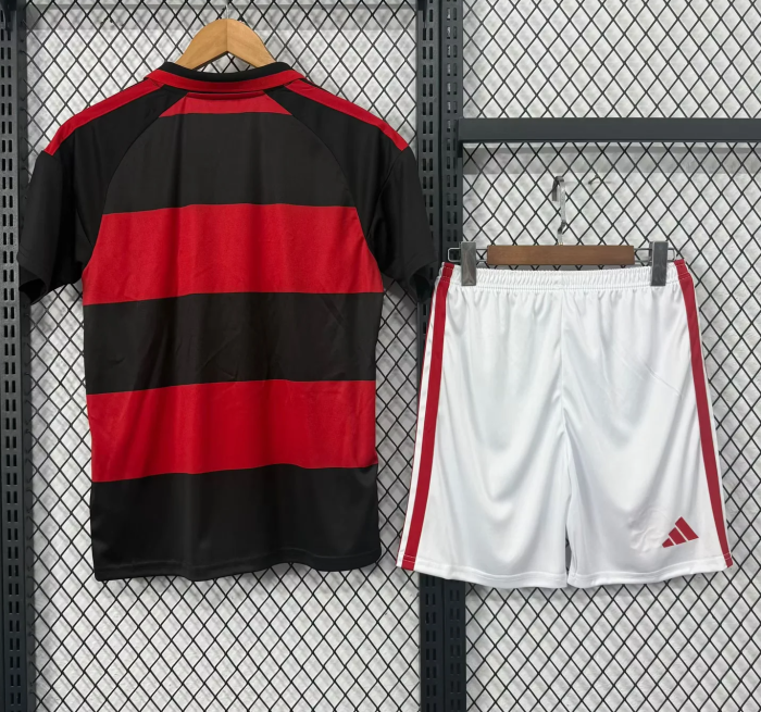 2026 Flamengo Home Kids Soccer Jersey
