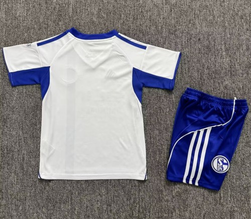 25-26 Schalke 04 Away Kids Soccer Jersey
