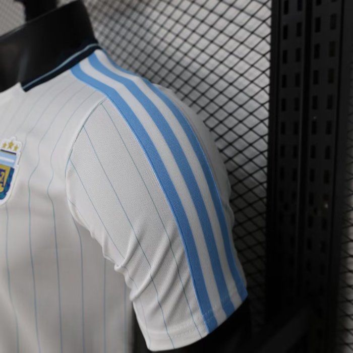 25-26 Argentina White Casual Version Player Version Soccer Jersey