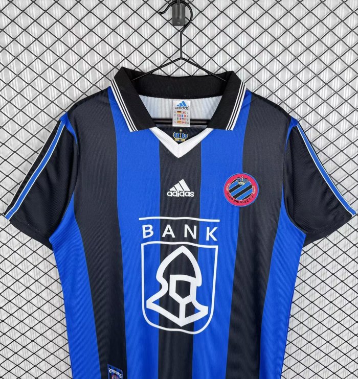 1998-1999 Club Brugge Home Retro Soccer Jersey