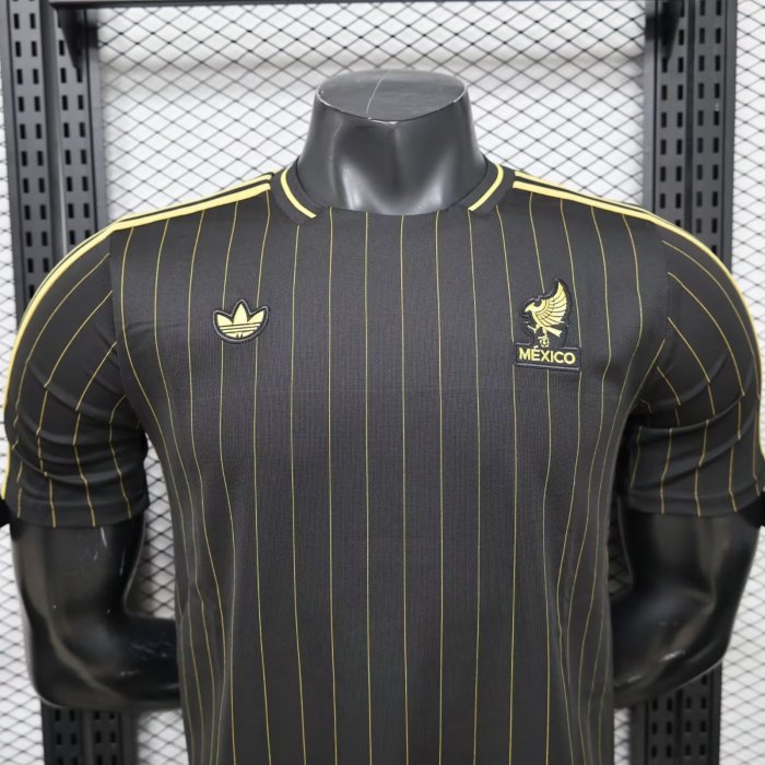 25-26 Mexico Black Casual Version Player Version Soccer Jersey