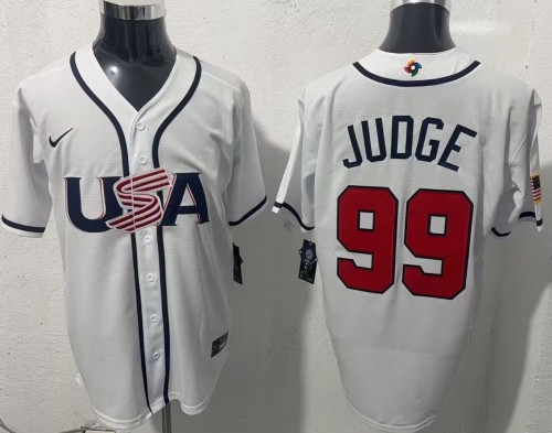 2026 World Baseball Classic USA Team White Home Jersey