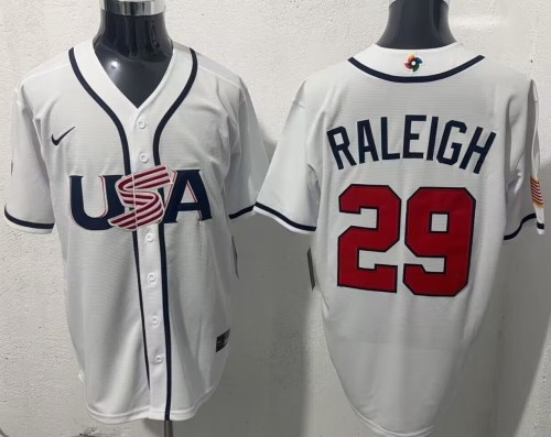2026 World Baseball Classic USA Team White Home Jersey