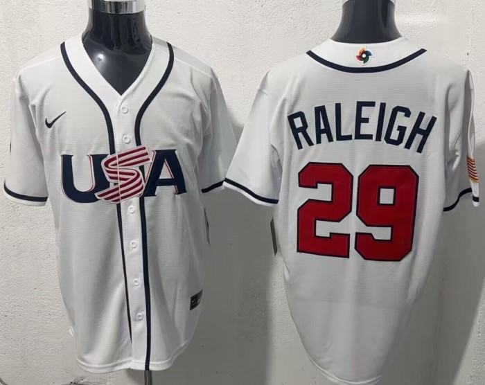2026 World Baseball Classic USA Team White Home Jersey