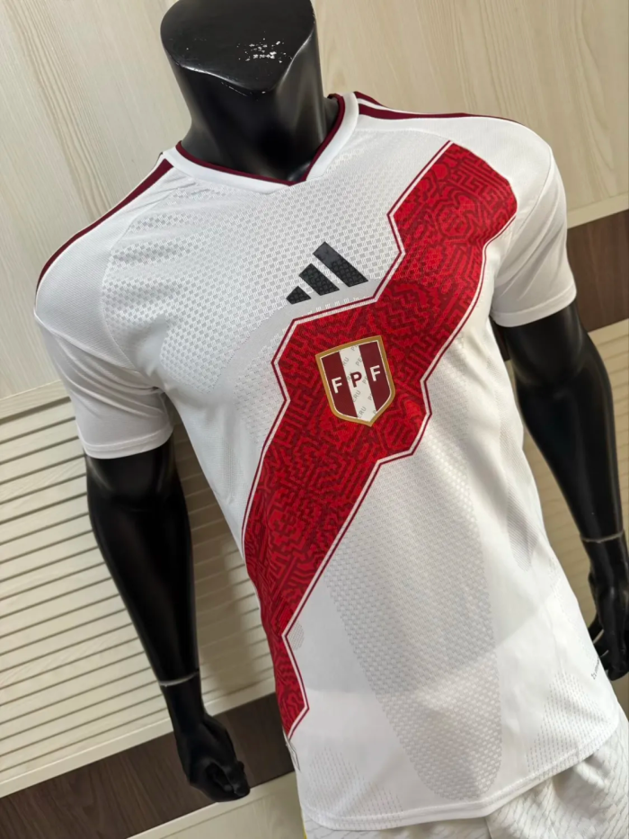 26-27 Peru Home Player Version Soccer Jersey