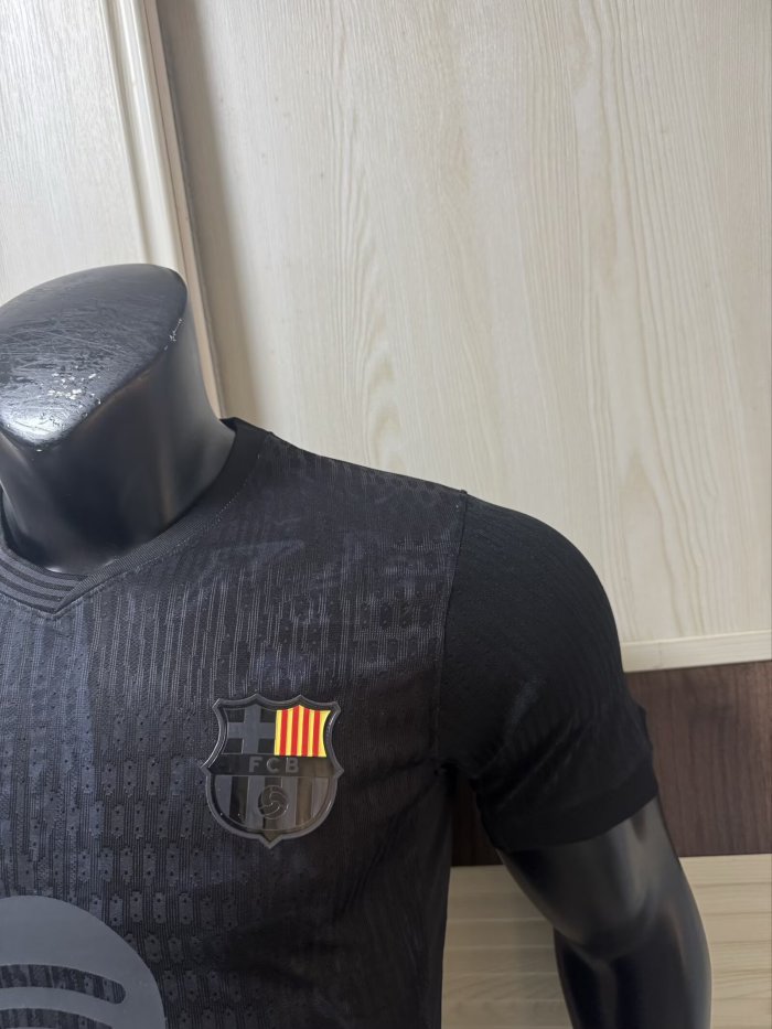 26-27 BAR Black Special Edition Player Version Soccer Jersey