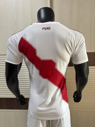 26-27 Peru Home Player Version Soccer Jersey