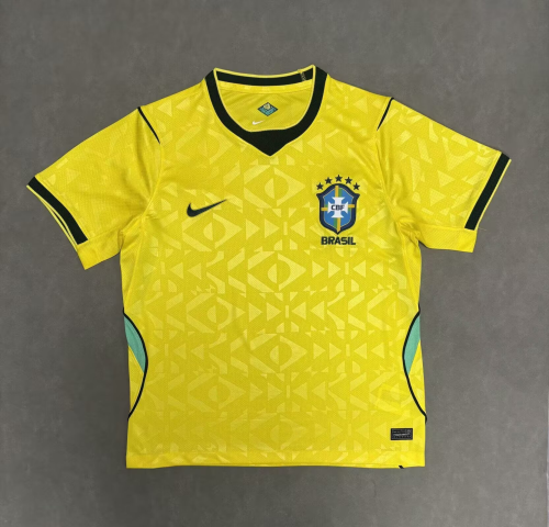 2026 Brazil Home Fans Soccer Jersey*有暗纹