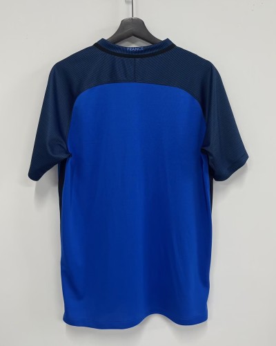 2016 France Home Retro Soccer Jersey