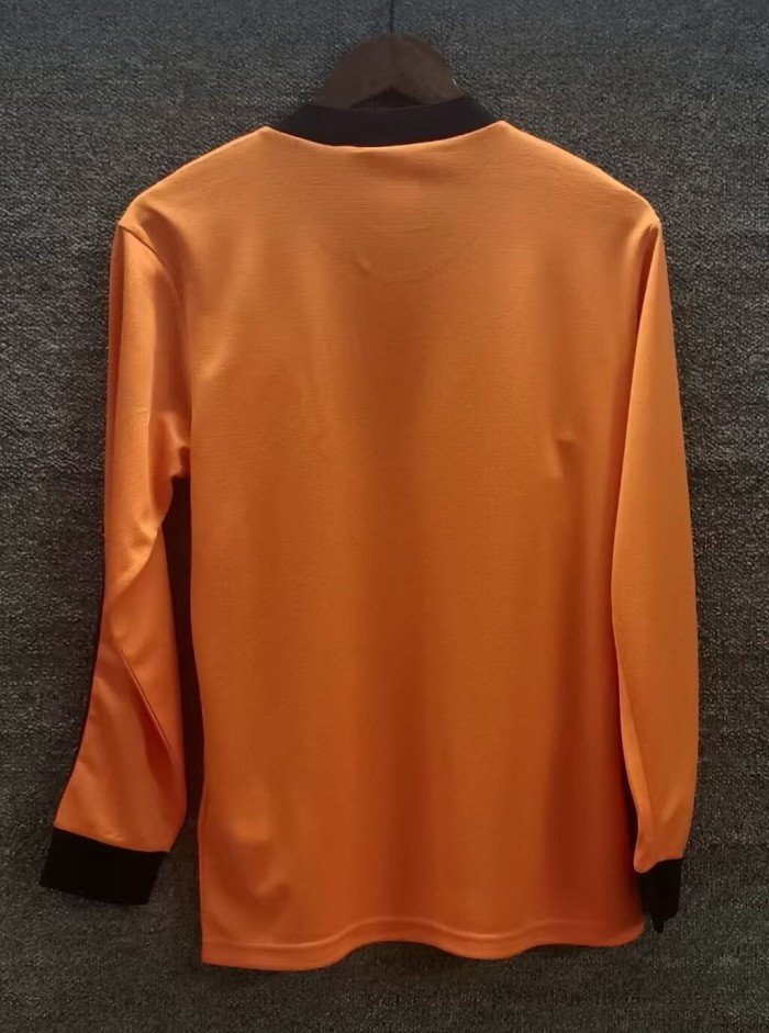 1980 Netherlands Long sleeves Retro Soccer Jersey