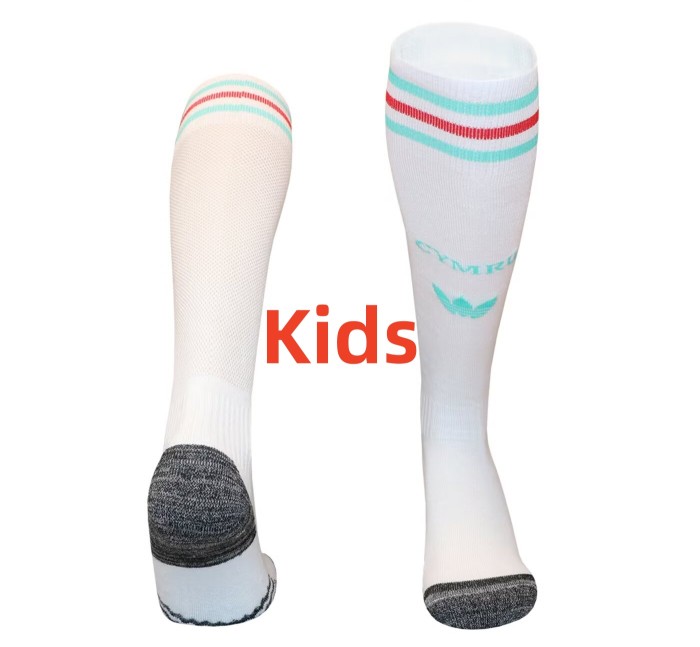 2026 Wales Away Kids Socks