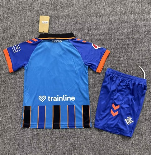 25-26 Real Betis Blue GoalKeeper Special Edition Kids Soccer Jersey
