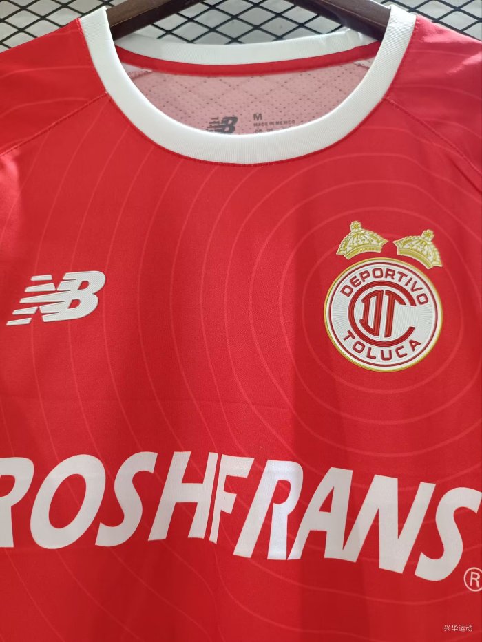 26-27 Toluca Red Special Edition Fans Soccer Jersey