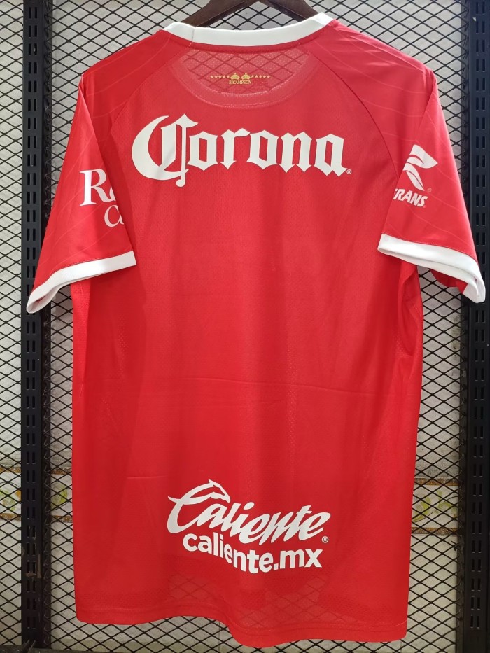 26-27 Toluca Red Special Edition Fans Soccer Jersey