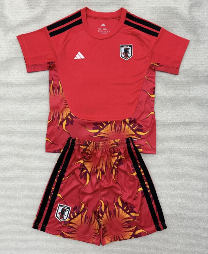26-27 Japan Red GoalKeeper Adult Suit
