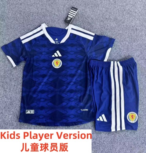 2026 Scotland Home Player Version Kids Soccer Jersey (球员童装)