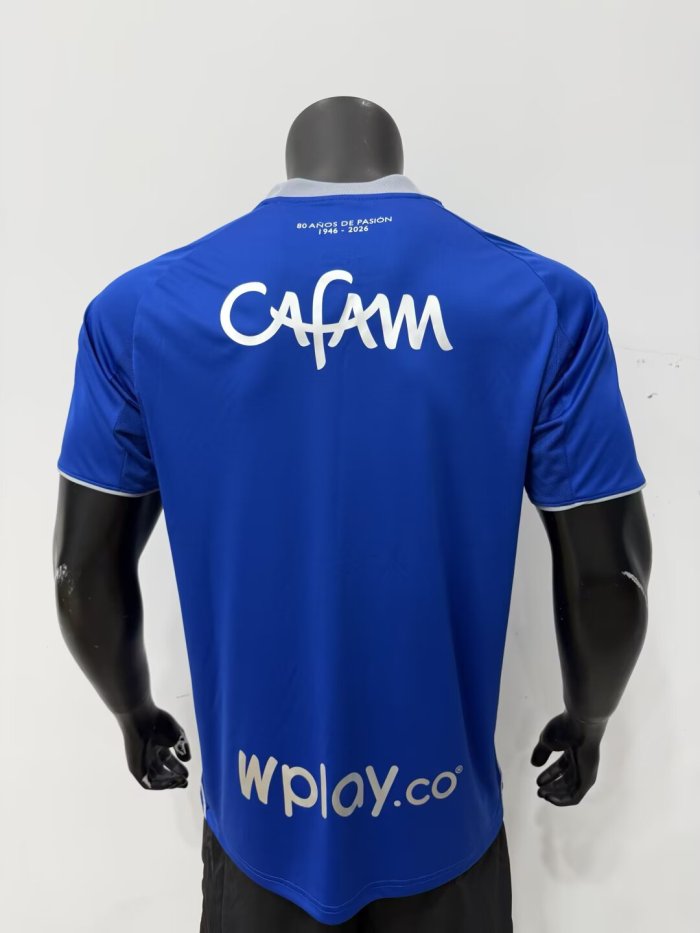 26-27 Millonarios Fútbol Home Player Version Soccer Jersey